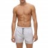 Boss Swim Shorts With Signature Stripes And Logo-White