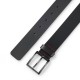 Hugo Italian-Leather Belt With Logo Engraved Buckle-Black Hugo Italian-Leather Belt With Logo Engraved Buckle-Black