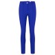 Boss Slim Fit Trousers In Stretch Fabric With Pintuck Pleats-Royal Blue