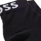 Boss Socks Two Pack With Contrast Logos-Black Boss Socks Two Pack With Contrast Logos-Black