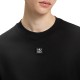 Hugo T-Shirt With Stacked Logo-Black Hugo T-Shirt With Stacked Logo-Black