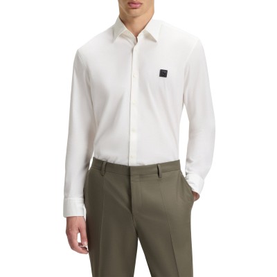 Hugo Shirt Slim-Fit With Logo-White