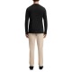 Boss T-Shirt With Contrast Logo Long Sleeved-Black