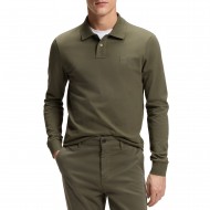 Boss Polo Shirt Slim Fit In Stretch Cotton Pique-Bright Green