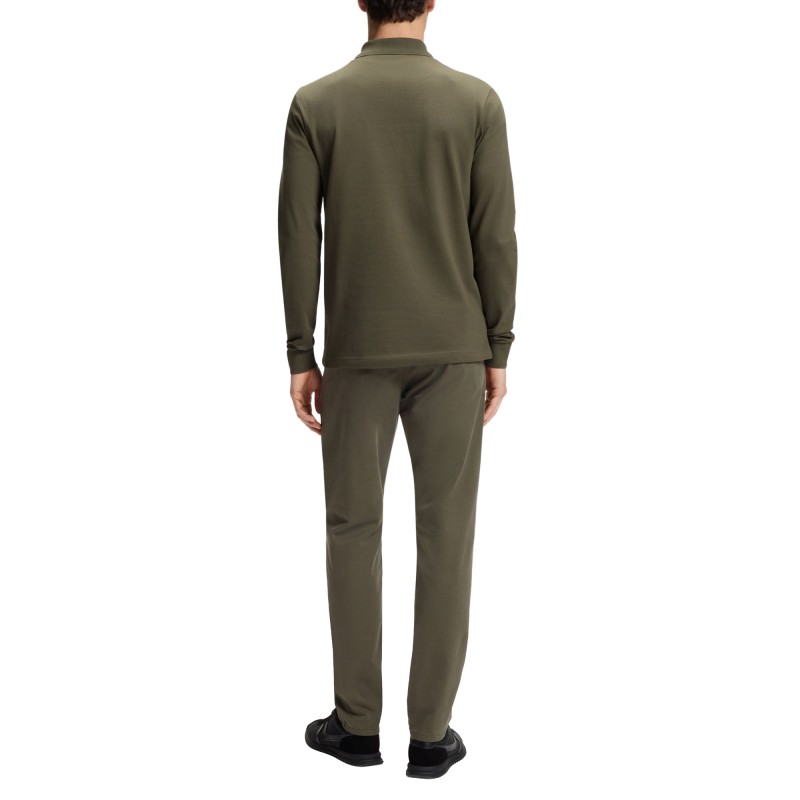 Boss Polo Shirt Slim Fit In Stretch Cotton Pique-Bright Green Boss Polo Shirt Slim Fit In Stretch Cotton Pique-Bright Green