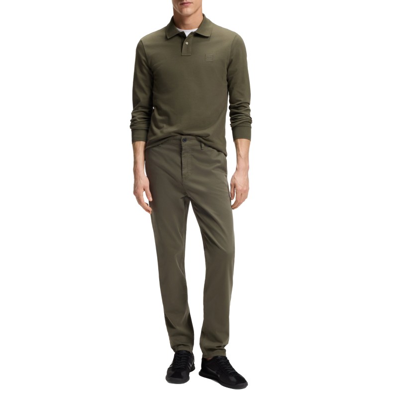Boss Polo Shirt Slim Fit In Stretch Cotton Pique-Bright Green Boss Polo Shirt Slim Fit In Stretch Cotton Pique-Bright Green