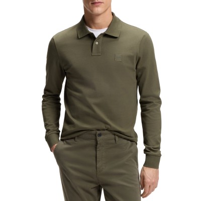 Boss Polo Shirt Slim Fit In Stretch Cotton Pique-Bright Green
