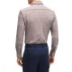Boss Slim Fit In Printed Oxford Stretch Cotton-Medium Beige Boss Slim Fit In Printed Oxford Stretch Cotton-Medium Beige