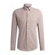 Boss Slim Fit In Printed Oxford Stretch Cotton-Medium Beige Boss Slim Fit In Printed Oxford Stretch Cotton-Medium Beige