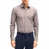 Boss Slim Fit In Printed Oxford Stretch Cotton-Medium Beige