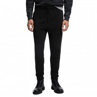 Boss Sweatpants With Logo Patch-Black
