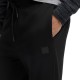 Boss Sweatpants With Logo Patch-Black Boss Sweatpants With Logo Patch-Black