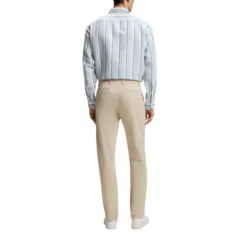 Boss Chinos Tapered Fit-Light Beige Boss Chinos Tapered Fit-Light Beige