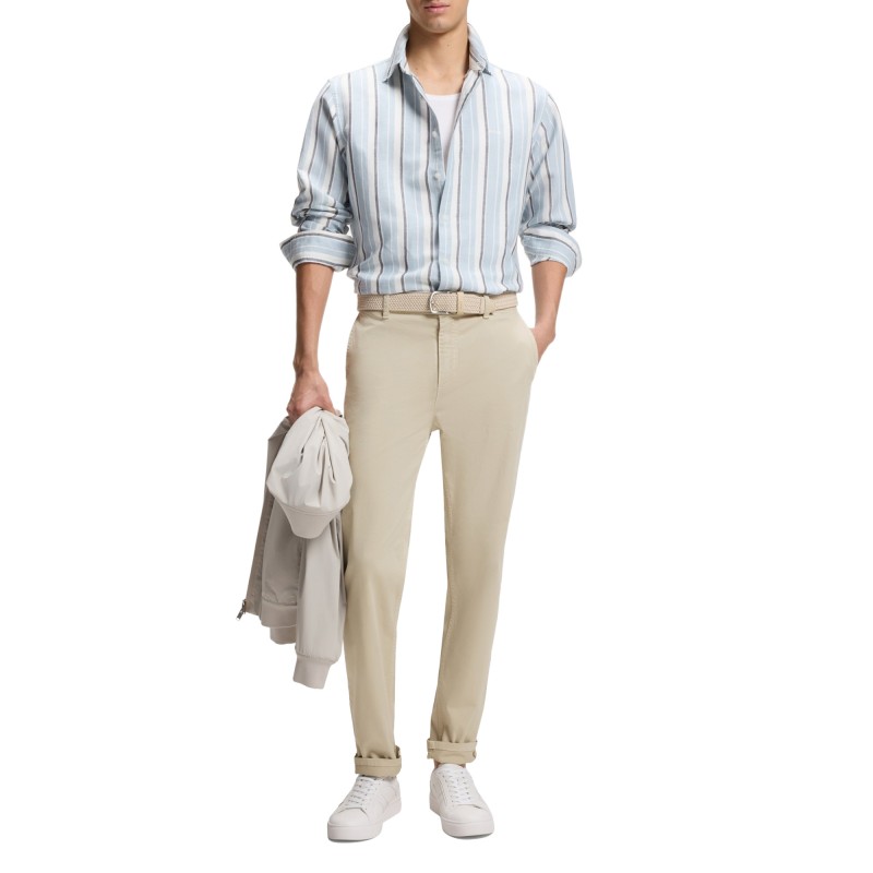 Boss Chinos Tapered Fit-Light Beige Boss Chinos Tapered Fit-Light Beige