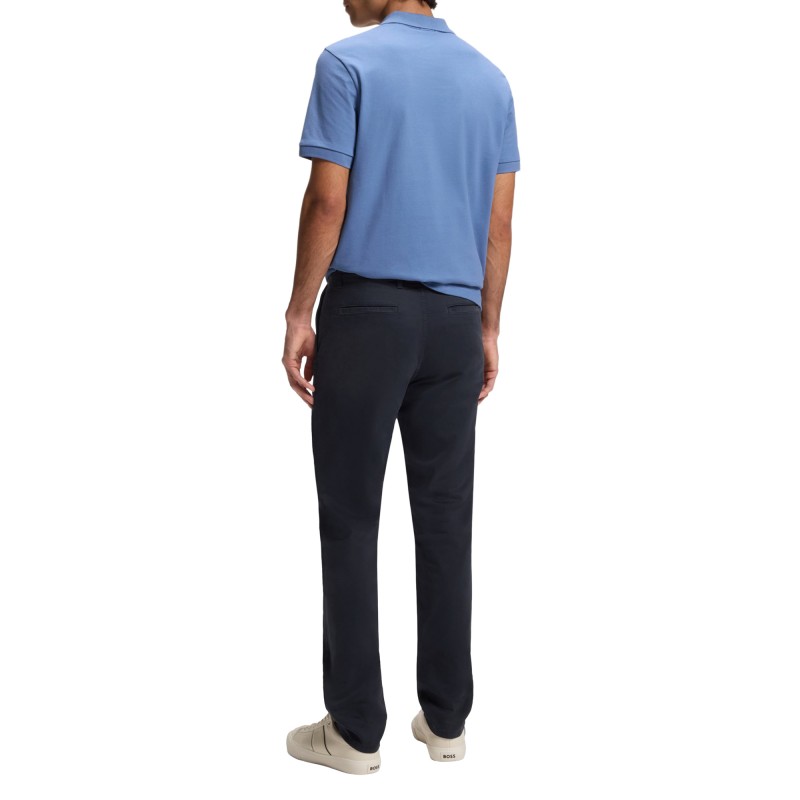 Boss Trousers Tepered Fit-Dark Blue Boss Trousers Tepered Fit-Dark Blue