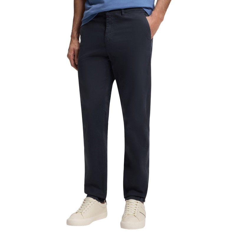 Boss Trousers Tepered Fit-Dark Blue Boss Trousers Tepered Fit-Dark Blue