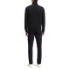 Boss Zip-up Jacket With Logo Badge-Black Boss Zip-up Jacket With Logo Badge-Black