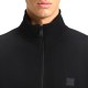 Boss Zip-up Jacket With Logo Badge-Black Boss Zip-up Jacket With Logo Badge-Black