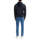 Boss Hoodie In Cotton Terry With Contrast Logo-Dark Blue Boss Hoodie In Cotton Terry With Contrast Logo-Dark Blue