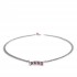 Hugo Chain Necklace With New Season Logo Pendant-Silver