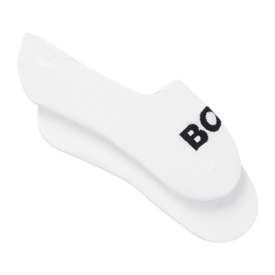 Boss Socks Two-Pack Of Invisible-White