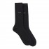 Boss Two-Pack Regular Length Socks In A Cotton Blend-Dark Grey