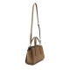 Boss Faux Leather Small Tote Bag-Medium Beige Boss Faux Leather Small Tote Bag-Medium Beige