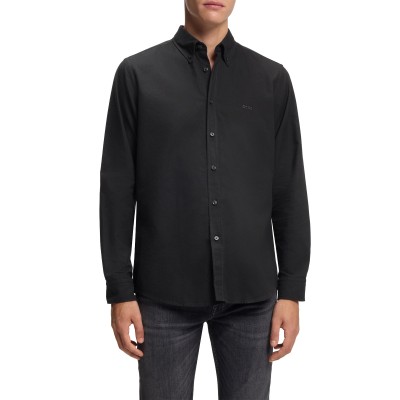 Boss Shirt Oxford Regular Fit-Black