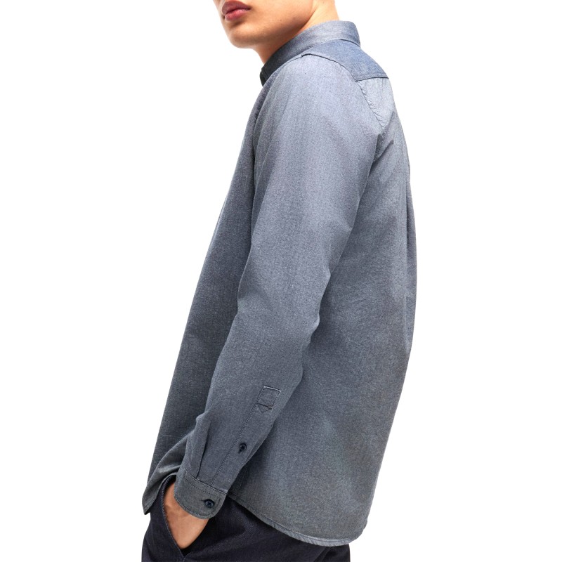 Boss Shirt Regular-fit In Oxford-Navy