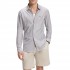 Boss Shirt Slim Fit In Melange Cotton Jersey-Bright Green