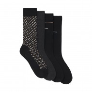 Boss Socks Gift Boxed 4 Pack-Black