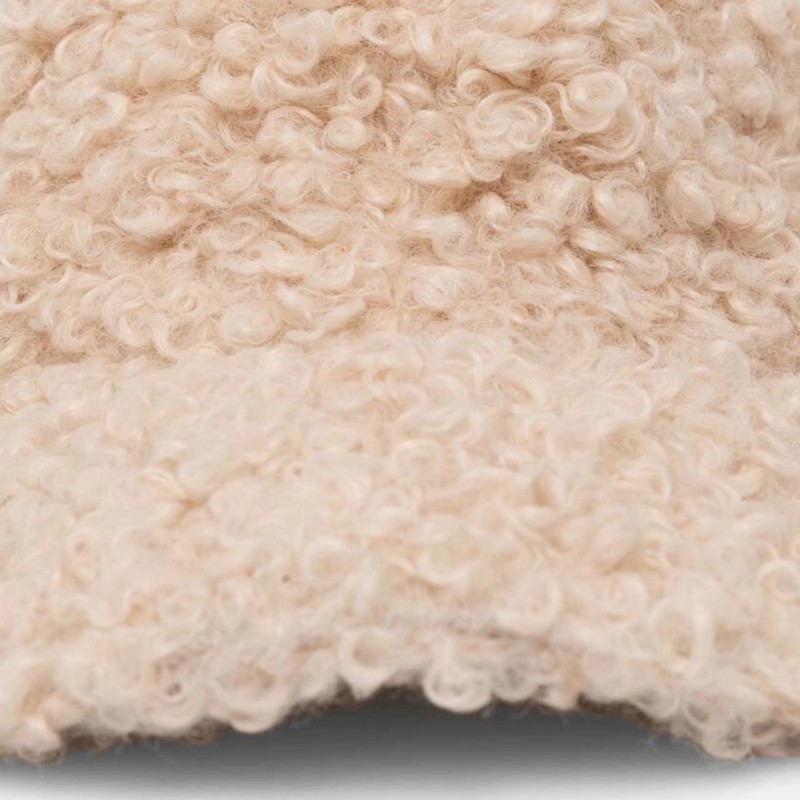 Boss Faux Teddy Baseball Hat-Beige