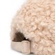 Boss Faux Teddy Baseball Hat-Beige