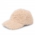 Boss Faux Teddy Baseball Hat-Beige