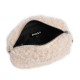 Boss Faux Teddy Bag With Detatchable Wallet-Beige Boss Faux Teddy Bag With Detatchable Wallet-Beige