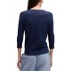 Boss Sweater Henley Neck In Merino Wool-Dark Blue Boss Sweater Henley Neck In Merino Wool-Dark Blue