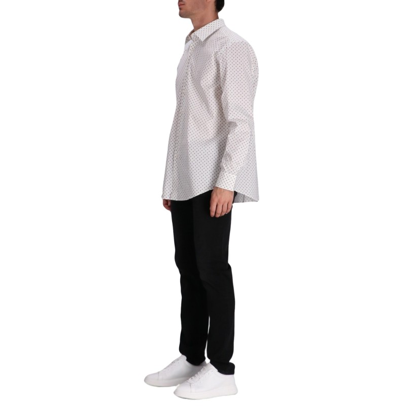Boss Shirt Patterned Slim Fit-Light Beige Boss Shirt Patterned Slim Fit-Light Beige