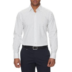 Boss Shirt Patterned Slim Fit-Light/Pastel Blue