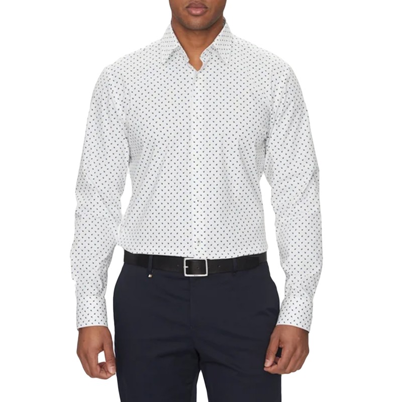Boss Shirt Patterned Slim Fit-Light/Pastel Blue Boss Shirt Patterned Slim Fit-Light/Pastel Blue