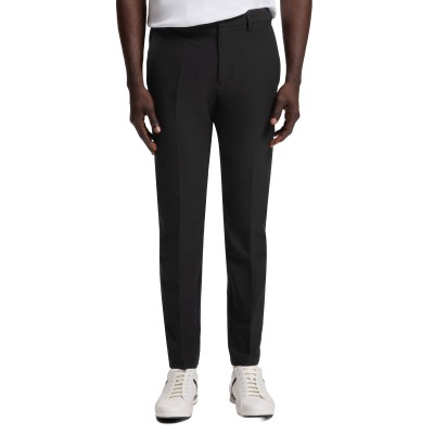 Boss Pants Slim Fit In Water-Repellent Stretch Fabric-Black