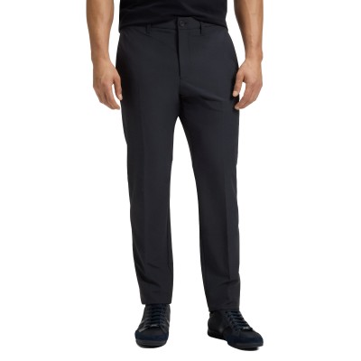 Boss Pants Slim Fit In Water-Repellent Stretch Fabric-Dark Blue