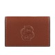 Boss Wallet Grained With Double B Monogram-Medium Brown