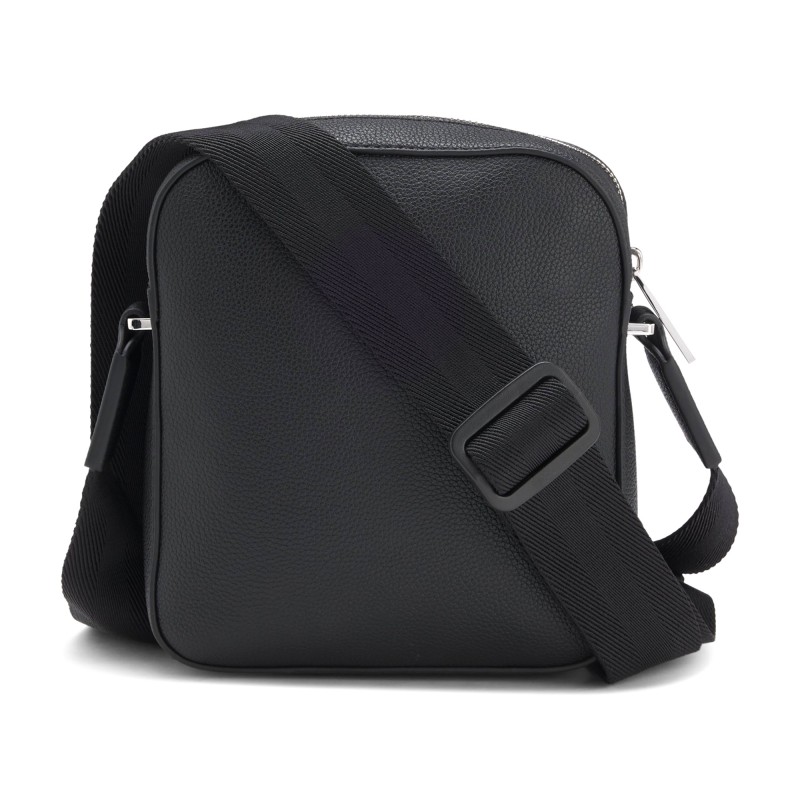 Boss Reporter Bag With Logo Trim-Black