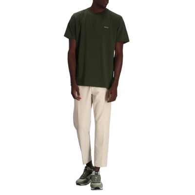 Boss Trousers Tapered Fit With Water Repellent Finish-Light Beige