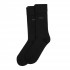 Boss Socks Two-Pack Of Regular-Length With Logo Details-Black
