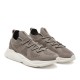 Hugo Trainers With Knitted Uppers And Bubble Branding-Open Brown