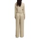 Boss Trousers Extra-Long Relaxed-Fit In Satin-Light Beige