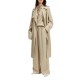 Boss Trousers Extra-Long Relaxed-Fit In Satin-Light Beige