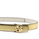 Boss Belt With Logo-Gold Boss Belt With Logo-Gold