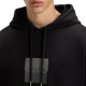 Hugo Hoodie Relaxed-Fit With Split Logo-Black